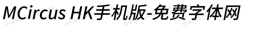 MCircus HK手机版字体转换